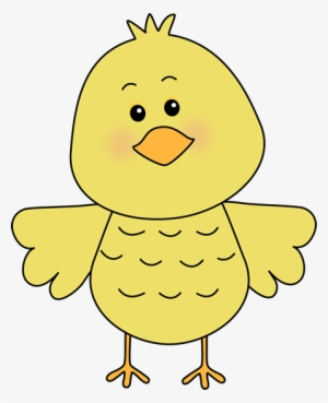 Yellow Baby Bird Clipart - Clip Art Black And White Bird