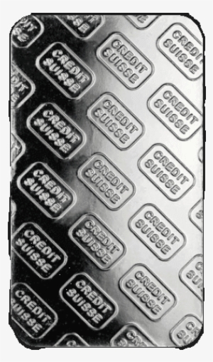 Backside View Of A Minted 1 Oz Credit Suisse Palladium - Monochrome