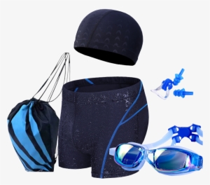 Applicable Skin Men's Swimming Trunks Five Suits Hot - Kulak Ve Burun Tıkayıcı Havuz Seti