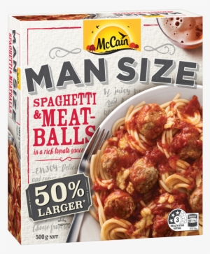 Man Size Spaghetti And Meatballs
