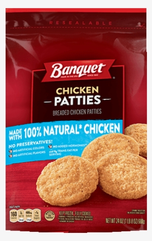 Original Chicken Patties - Banquet Chicken Nuggets & Fries - 4.85 Oz ...