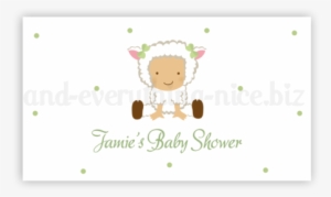 Baby Lamb Sheep • Favor Tags Or Registry Cards - Sheep