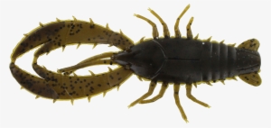 4″ Real Deal Craw In Green Pumpkin - American Lobster