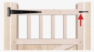 Opening Latch On Garden Gate - Plywood