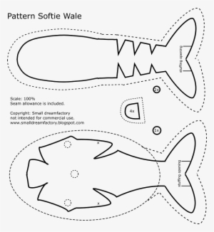 Free Pattern Softie Whale - Whale Toy From Felt