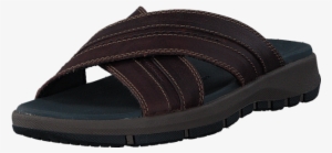 Clarks Brixby Cross Dark Brown Lea Grey, Purple Men - Clarks Brixby Cross Mens Dark Brown Leather Slip-on