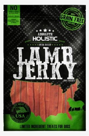 Absolute Holistic Grain-free Lamb Loin Strip Dog Treat - Absolute Holistic Jerky Lamb