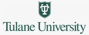 Tu Shield In Black And Green Centered Over Tulane University - Tulane University Logo