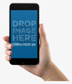 Iphone 6 In Hand Png - Iphone X Mockup Hand