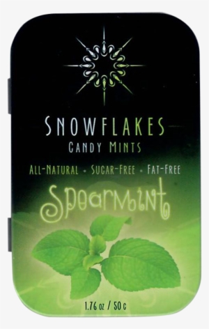 Snowflakes Xylitol Candy Tin - 5 Pack Of Snowflakes Candy Mints Sugar Free Spearmint