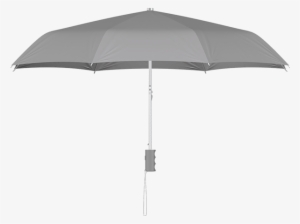 Compact Frame Gray Umbrella Side View - Side View Of Umbrella