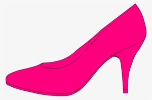 High - Pink Shoe Cartoon