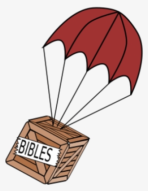 Medium Image - Box With Parachute Png