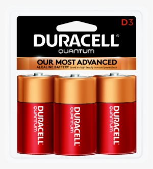 Duracell Quantum Alkaline D Batteries, 3 Count - C Duracell