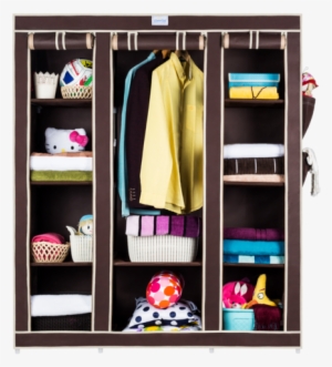 Cbeeso 10 Racks High Capacity Metal Frame Foldable - Foldable Wardrobe Set