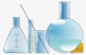 Glass Cups Chemistry Tools Flask Laborator - Alat Laboratorium Png