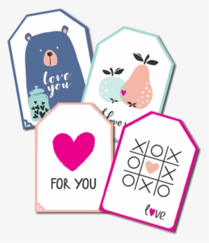 Valentine's Gift Tags - Illustration