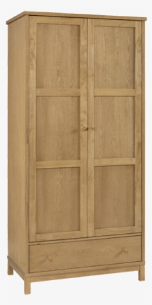 Bentley Thera Oak 2door Wardrobe - Atlanta Oak Double Wardrobe