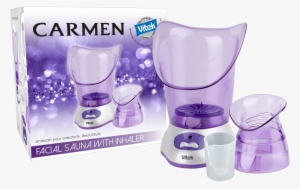 Facial Sauna & Inhaler - Carmen Illuminated Make Up Mirror