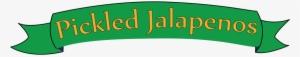 Jalapenos-ribbon Banner - Sign