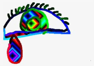 Rainbow Crying Eye - Eye