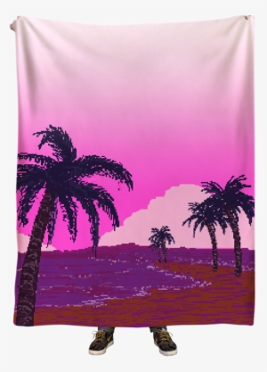 Pixel Paradise Blanket - All Over Print
