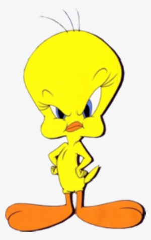 Tweety Looking Serious - Tweety Angry