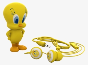 Tweety Earphones - Emtec Looney Tunes 8 Gb Usb Mp3 Player Tweety Bird