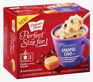 Caramel Cake - Duncan Hines Perfect Size Brownie