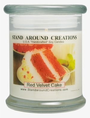 Red Velvet Cake Status 12-oz - Stand Around Creations Premium 100% Soy Candle - 12