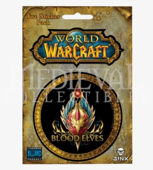 Blood Elf World Of Warcraft Race Stickers - World Of Warcraft