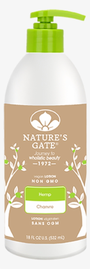 Natures Gate Hemp Lotion Bottle-18 Oz - Nature's Gate - Vegan Lotion Fragrance Free - 18 Oz.