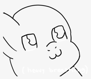 Yumiwumi, Base, Heavy Breathing, Lineart, Meme, Owo, - Filename