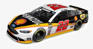 22 Ford Of Joey Logano Depicts First Primary For Shell - Joey Logano 2016 Throwback