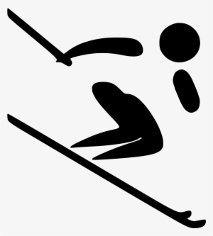 File - Alpine Skiing - Paralympic Pictogram - Svg - Alpine Skiing