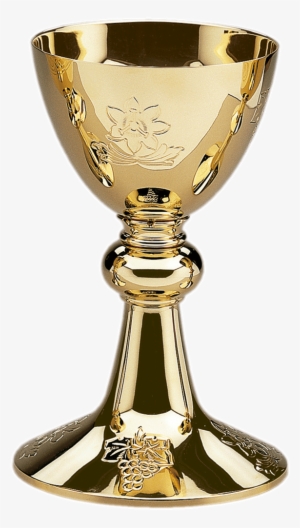 Cáliz De Líneas Sencillas Con Motivos Eucarísticos - Eucharist Wine