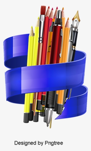 Stationery Vector Material, Stationery, School Supplies, - Portable Network Graphics