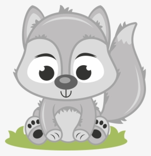 Safári Baby-cute - Clipart Baby Wolf