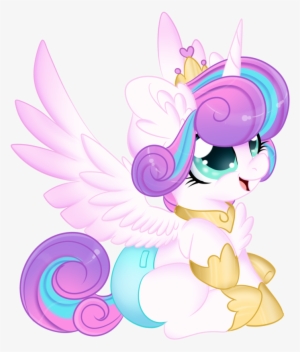 Silent Shadow Wolf, Baby, Baby Pony, Diaper, Foal, - Princess Flurry Heart Xxx
