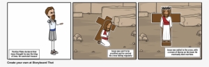 Jesus' Death - Cartoon