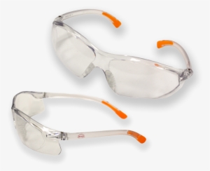 Boss® Wrap Around Safety Glasses Clear Lens - Safety Glass Clear