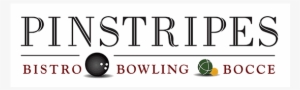 Pinstripes - Pinstripes Bistro Bowling Bocce Logo