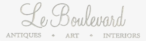 Le Boulevard Marketplace - Calligraphy