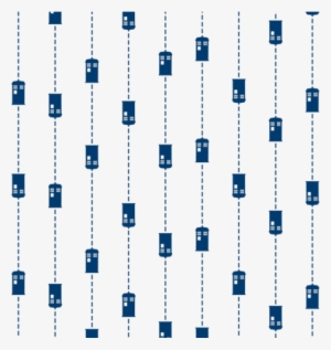 Police Box Pinstripes Fabric By Naehrdine On Spoonflower - Electric Blue