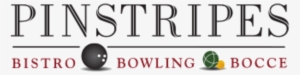Pinstripes Bistro Bowling Bocce-fort Worth - Pinstripes Bistro Bowling Bocce Logo
