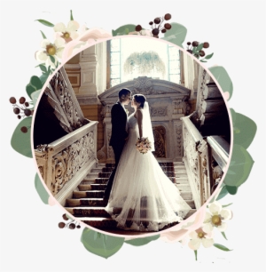 Bride And Groom On Stairs Ceremonies In Charlestown, - Wedding Facebook Ad Sample