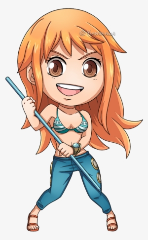 Chibi Nami One Piece - One Piece Nami Cartoon