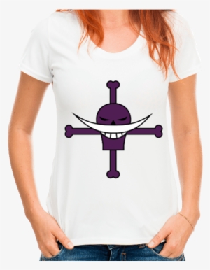White Beard Pirates Logo Women's T-shirt - One Piece Whitebeard Flag