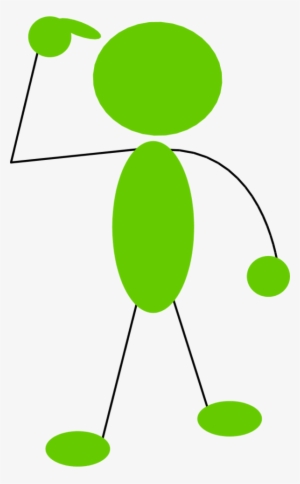 Blue Man Thinking And Contemplating - Person Thinking Clip Art