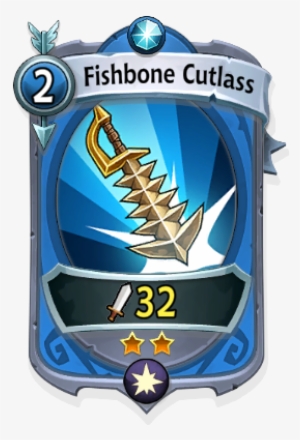 Fishbone Cutlass - Battlehand Super Rare Cards